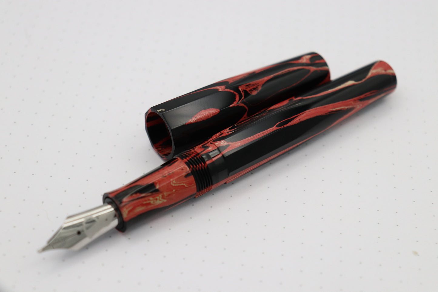 Faceted Poseidon Fountain Pen, Vesuv II