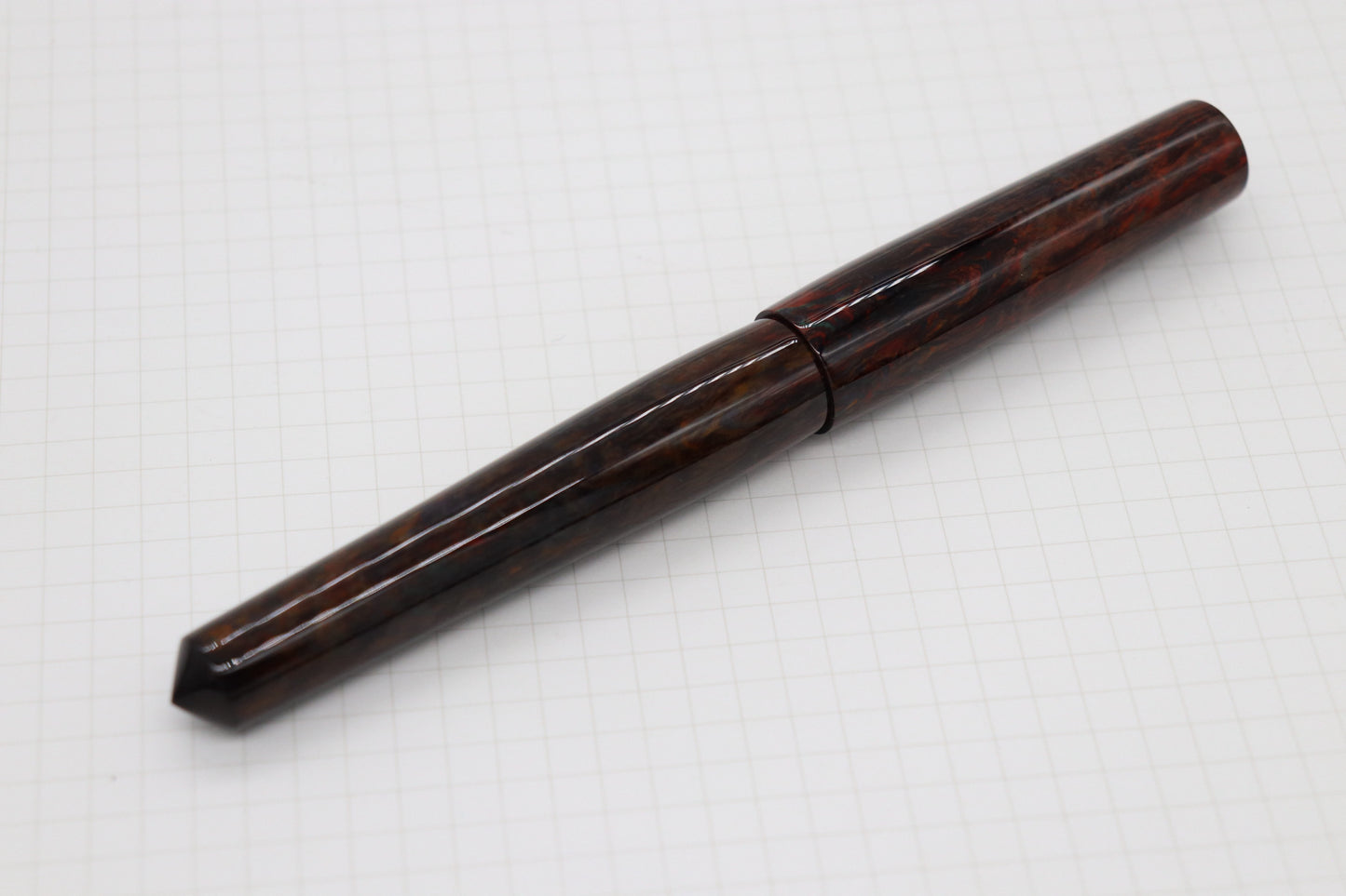 Poseidon Fountain Pen, Dragon Scales