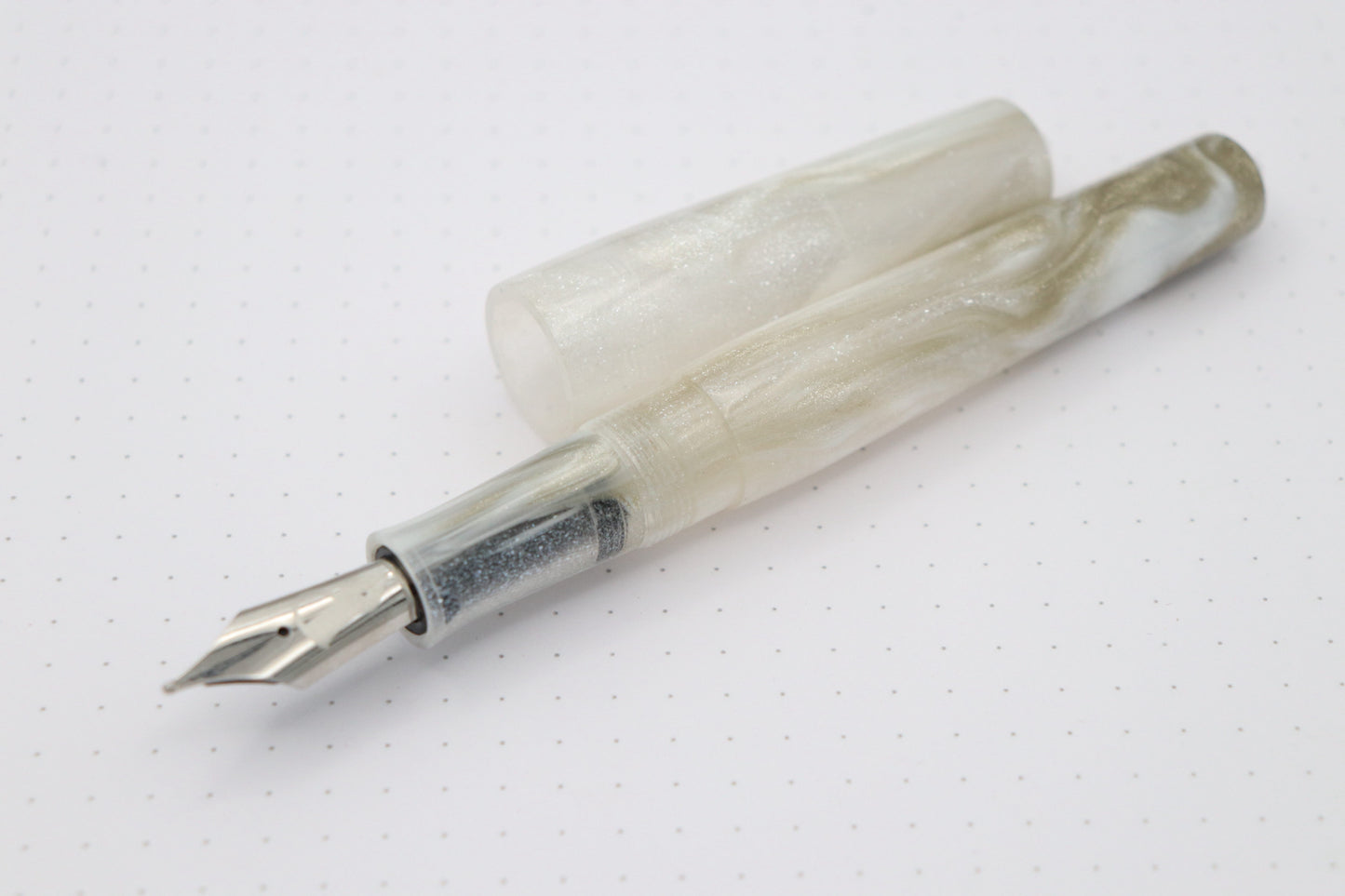 Poseidon Fountain Pen, Frosted Nimbus