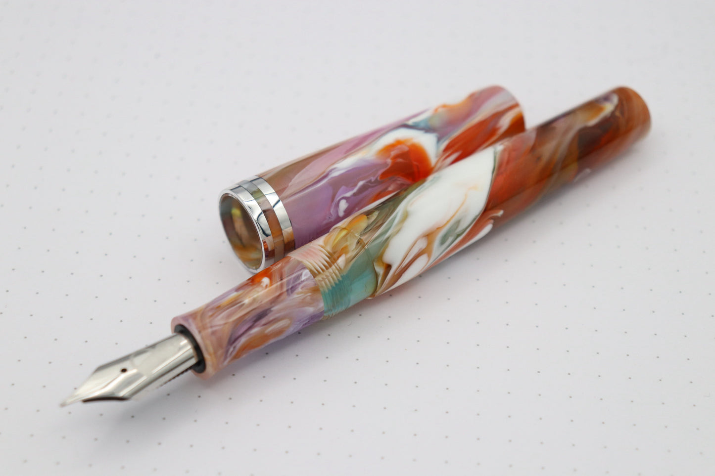 Poseidon Fountain Pen, PM1 Lite+Cap Bands