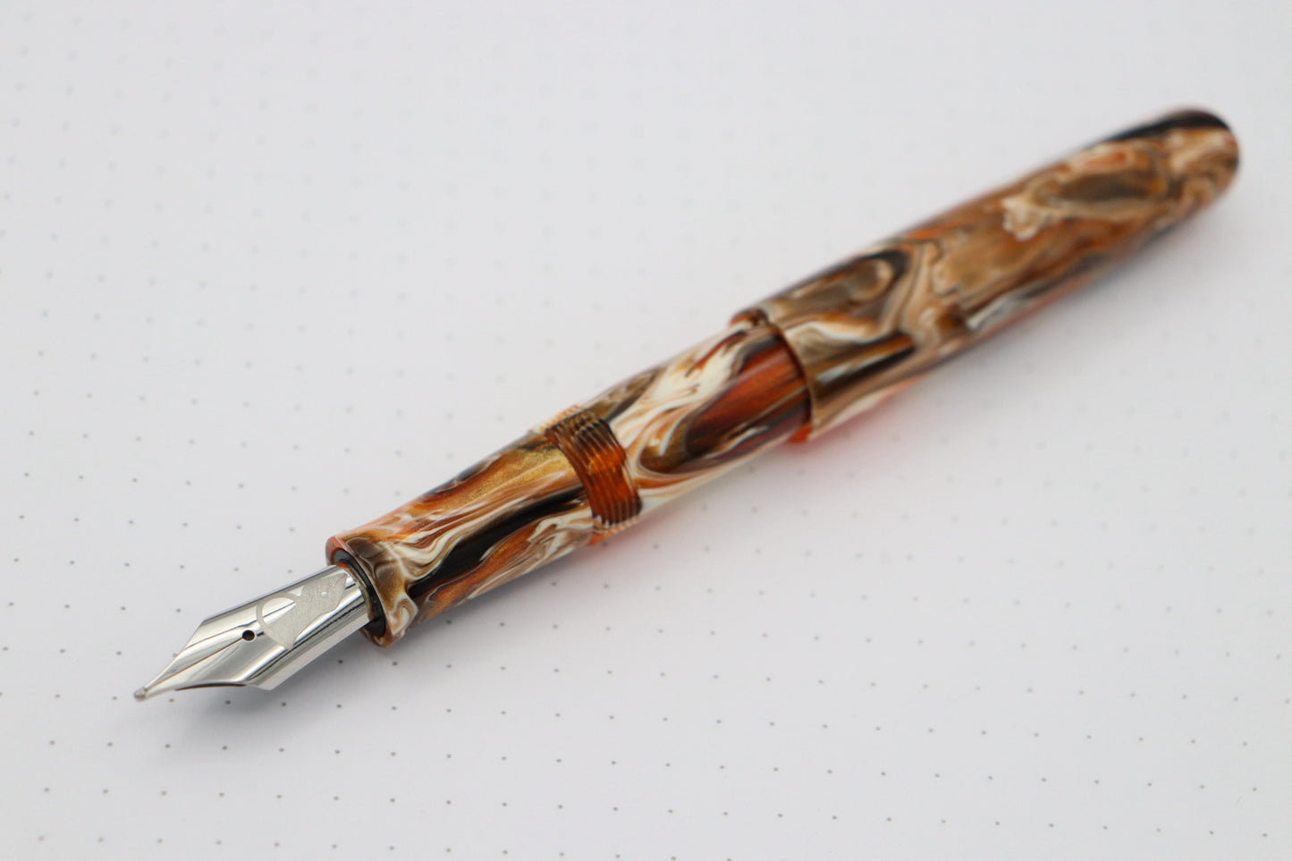 Merlin Fountain Pen, Calico Koi