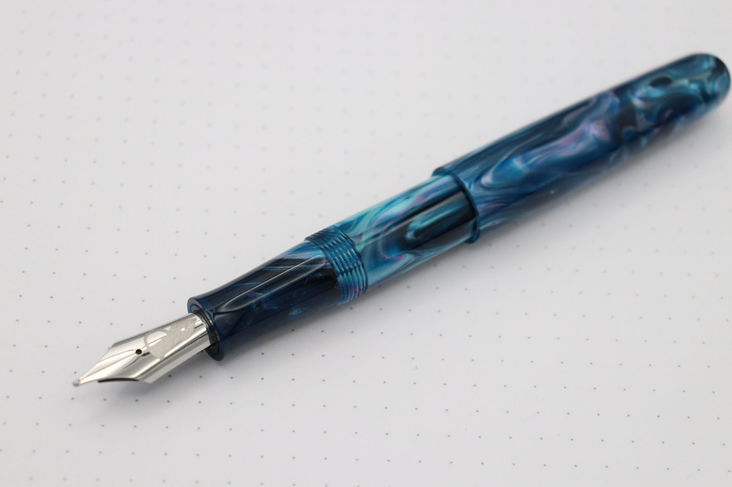 Merlin Fountain Pen, Deep Sea Abalone