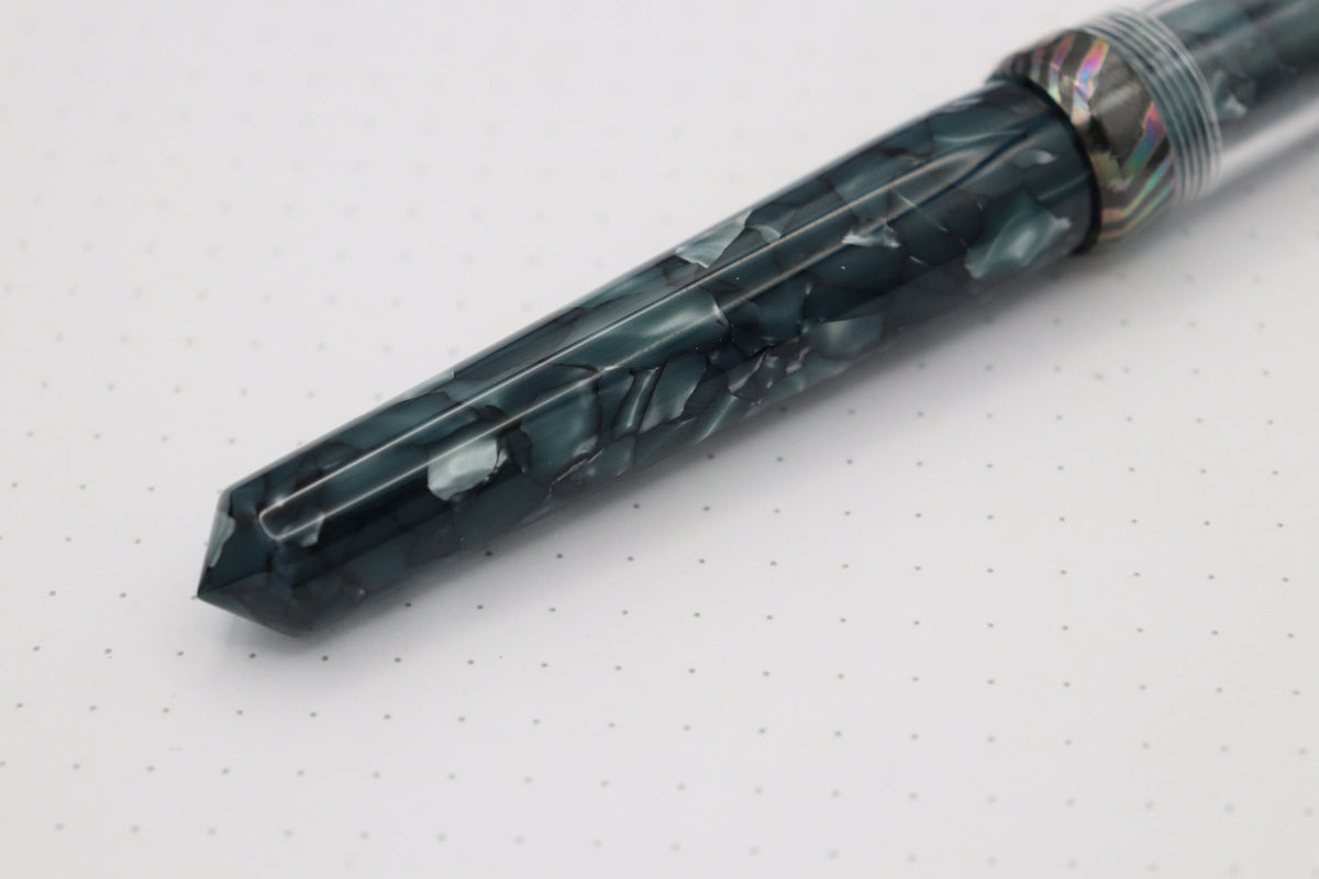 Poseidon Plus Fountain Pen, Mazzuchelli/Clarity