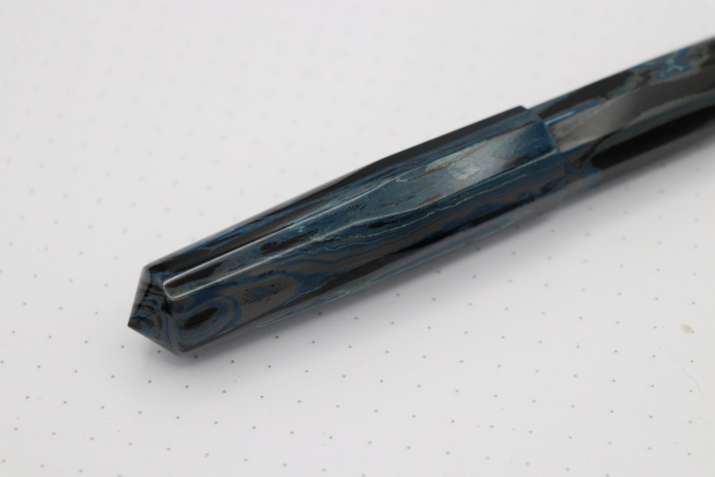 Faceted Poseidon Fountain Pen, Tidelands