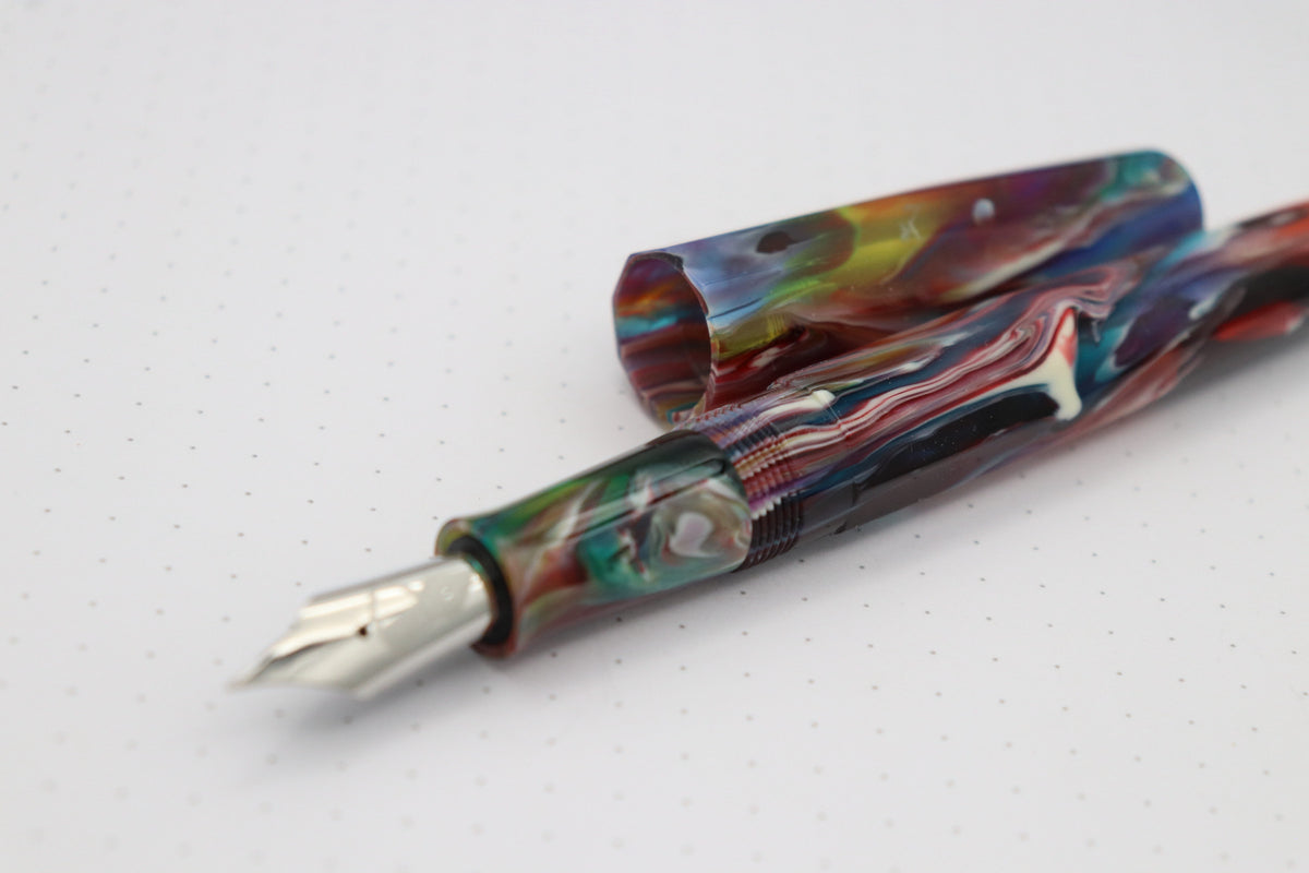 Faceted Poseidon Fountain Pen, Retro PM
