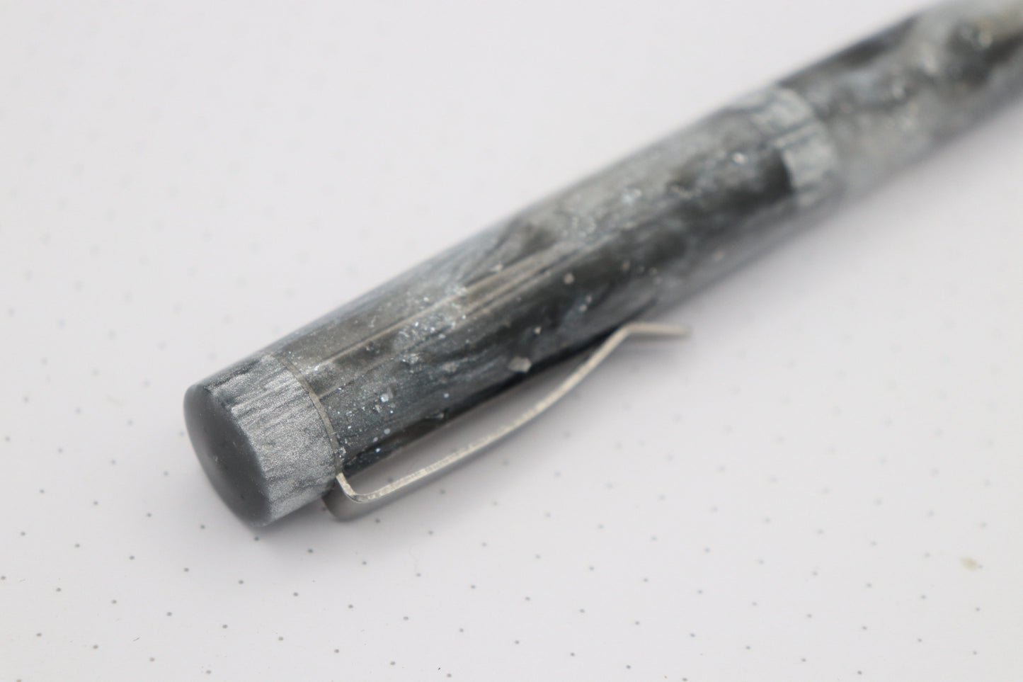 Pensquale Fountain Pen, Sterling Thunderstorm
