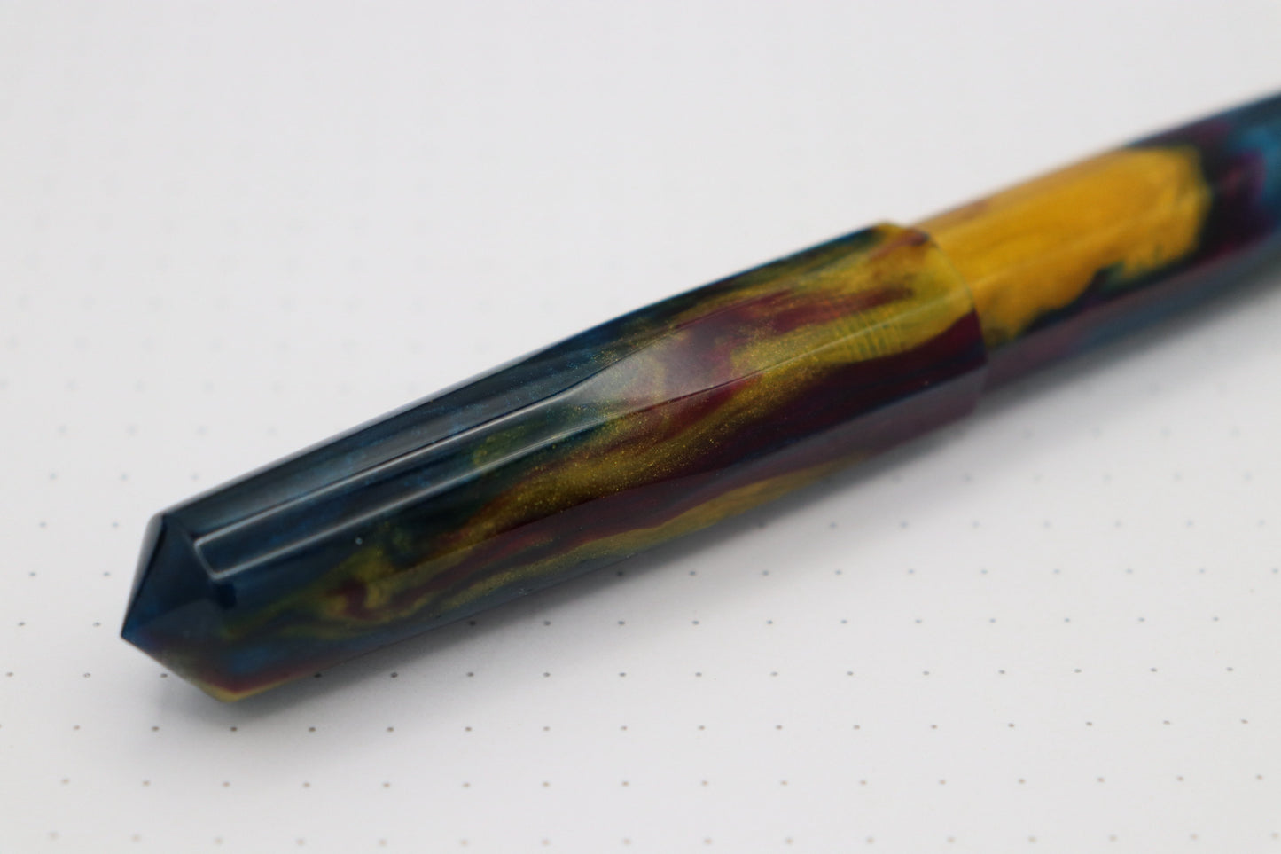 Faceted Poseidon Fountain Pen, Blunderbuss