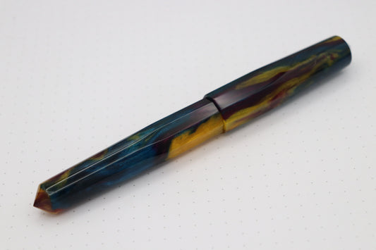 Faceted Poseidon Fountain Pen, Blunderbuss
