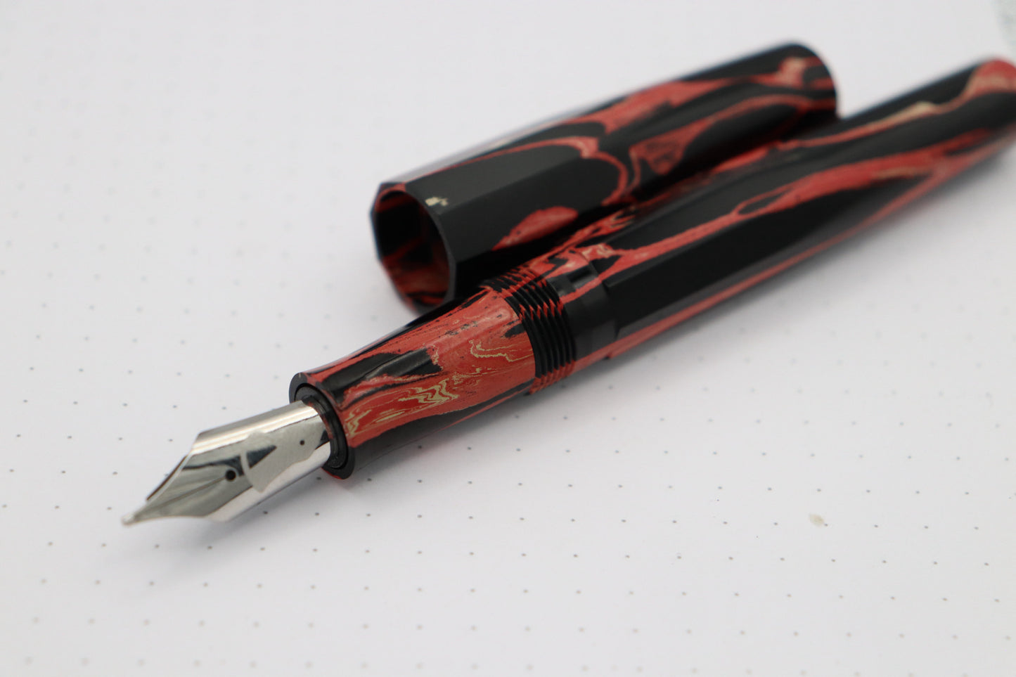 Faceted Poseidon Fountain Pen, Vesuv II