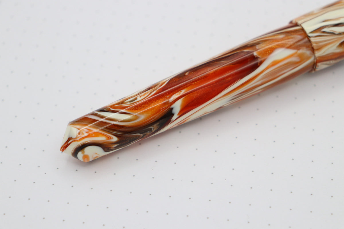 Poseidon Fountain Pen, Calico Koi