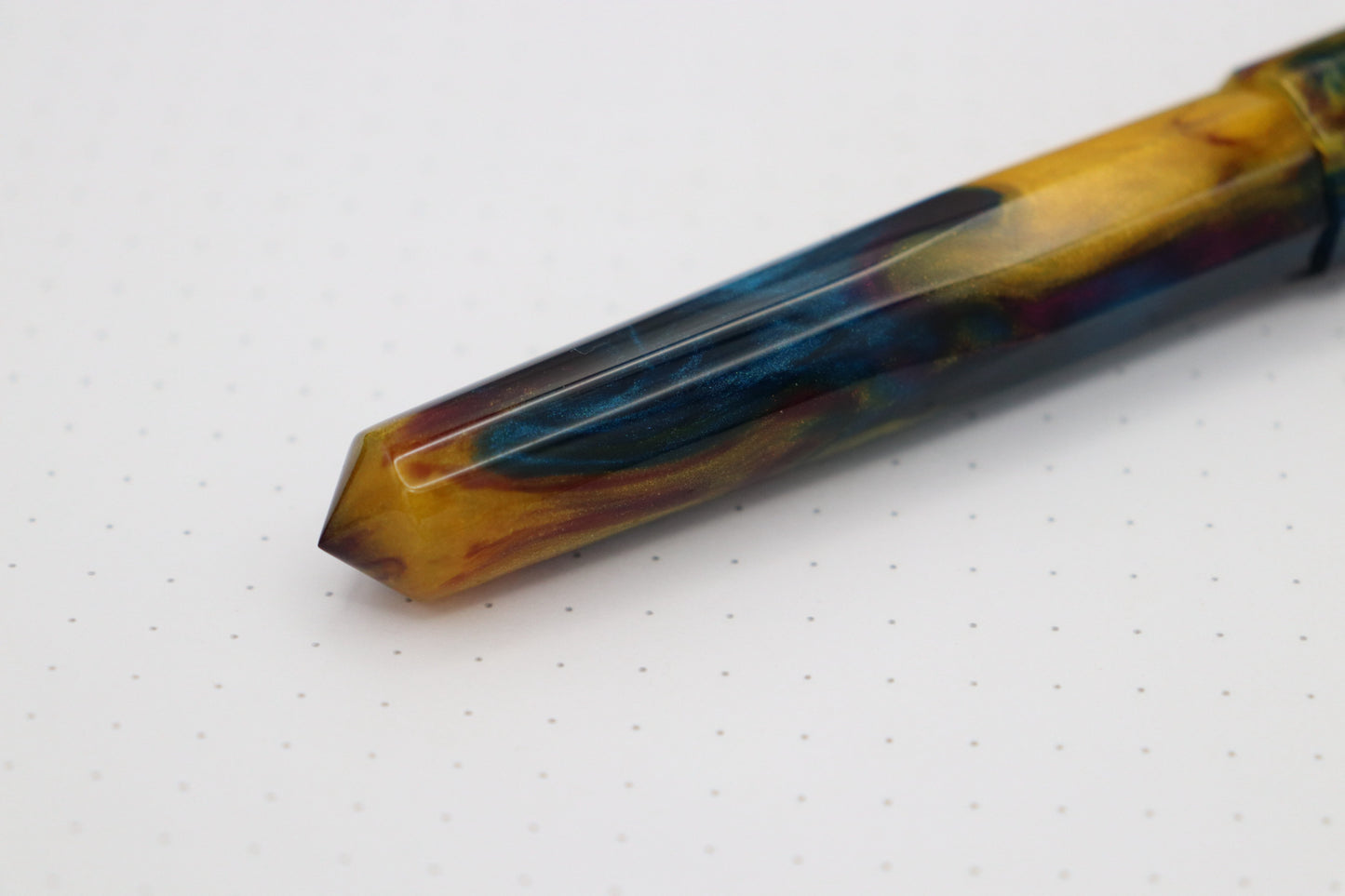 Faceted Poseidon Fountain Pen, Blunderbuss