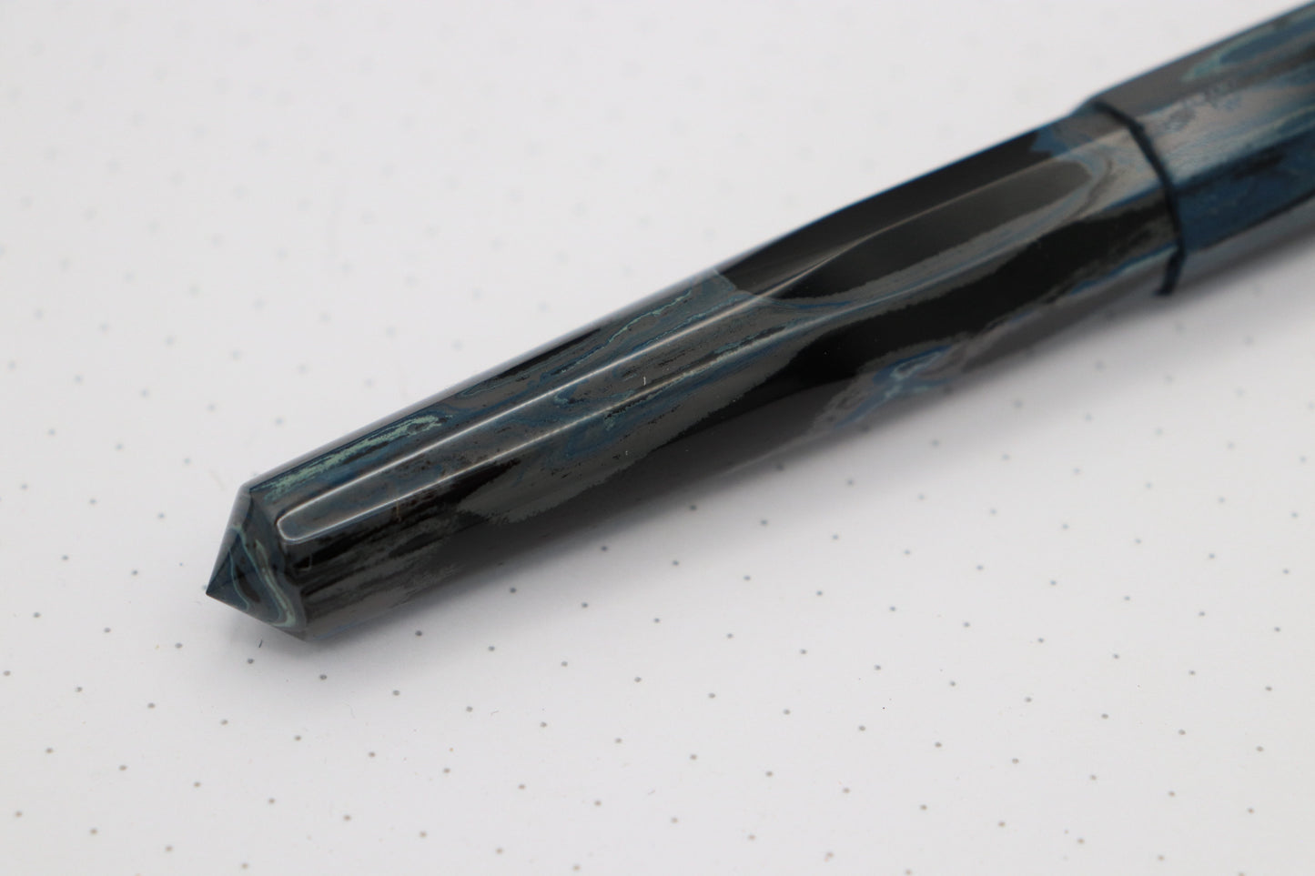 Faceted Poseidon Fountain Pen, Tidelands