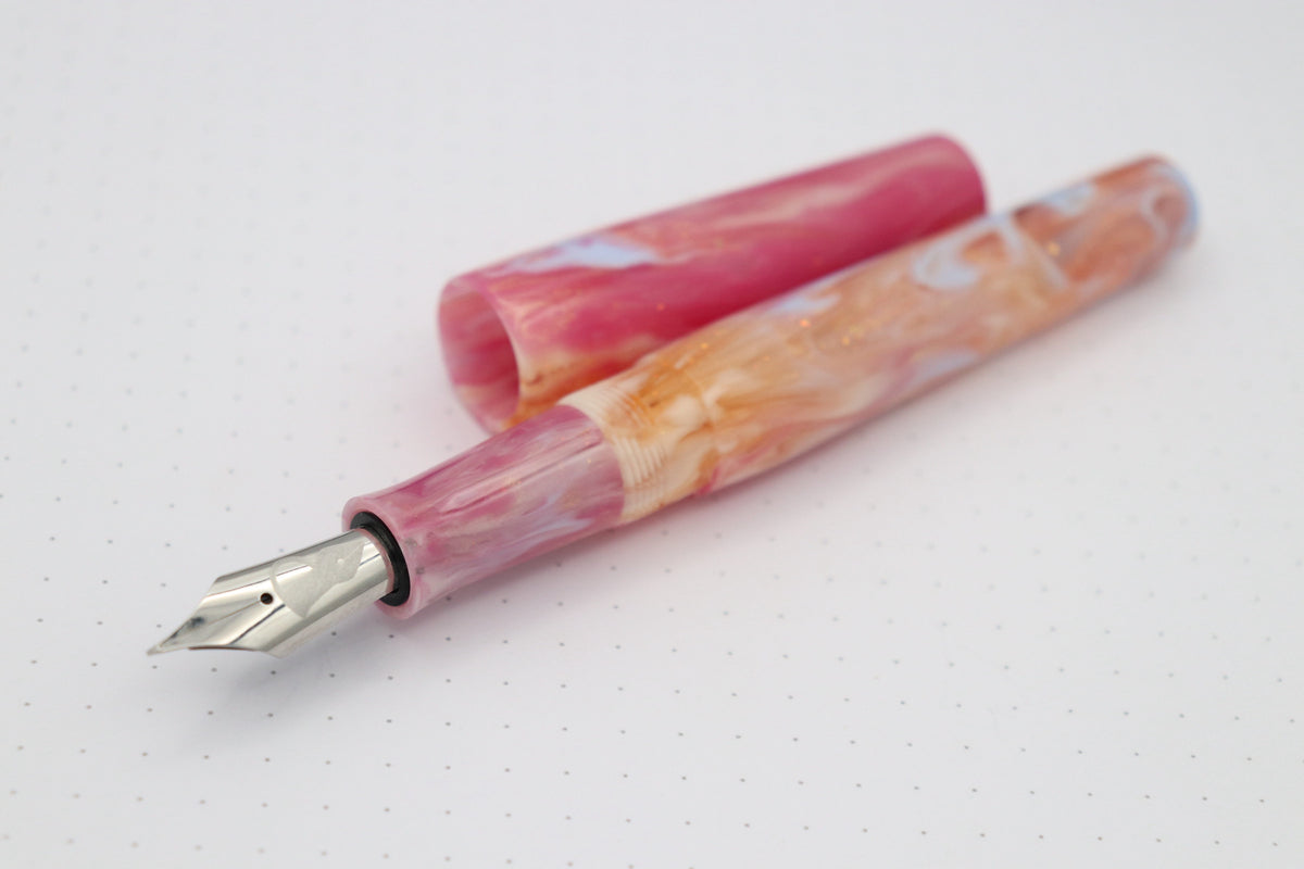 Poseidon Fountain Pen, Dragonfruit Dash