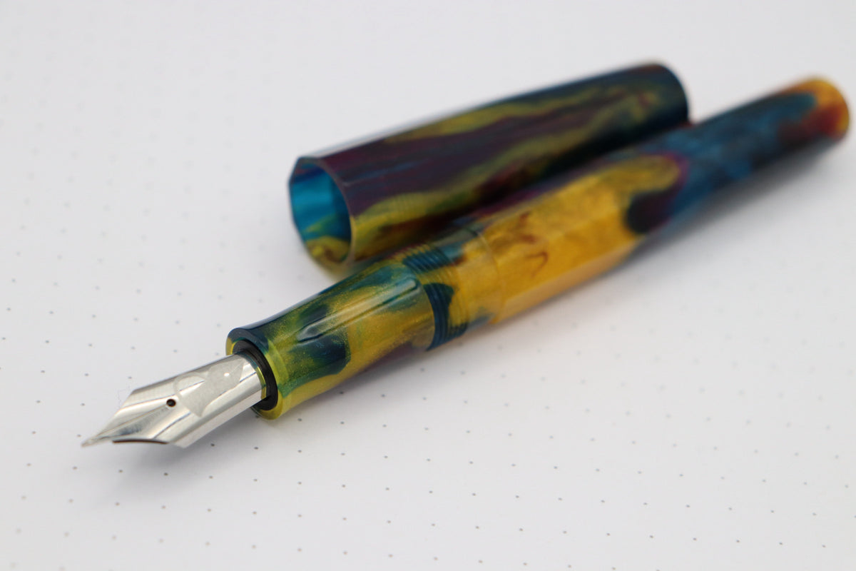 Faceted Poseidon Fountain Pen, Blunderbuss