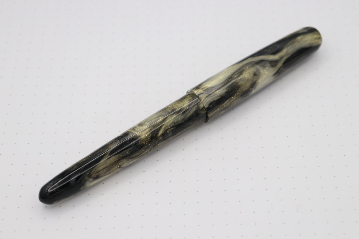 Merlin Fountain Pen, Obsidian Mermaid