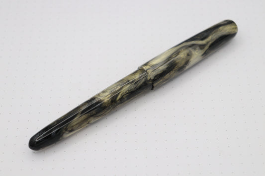 Merlin Fountain Pen, Obsidian Mermaid