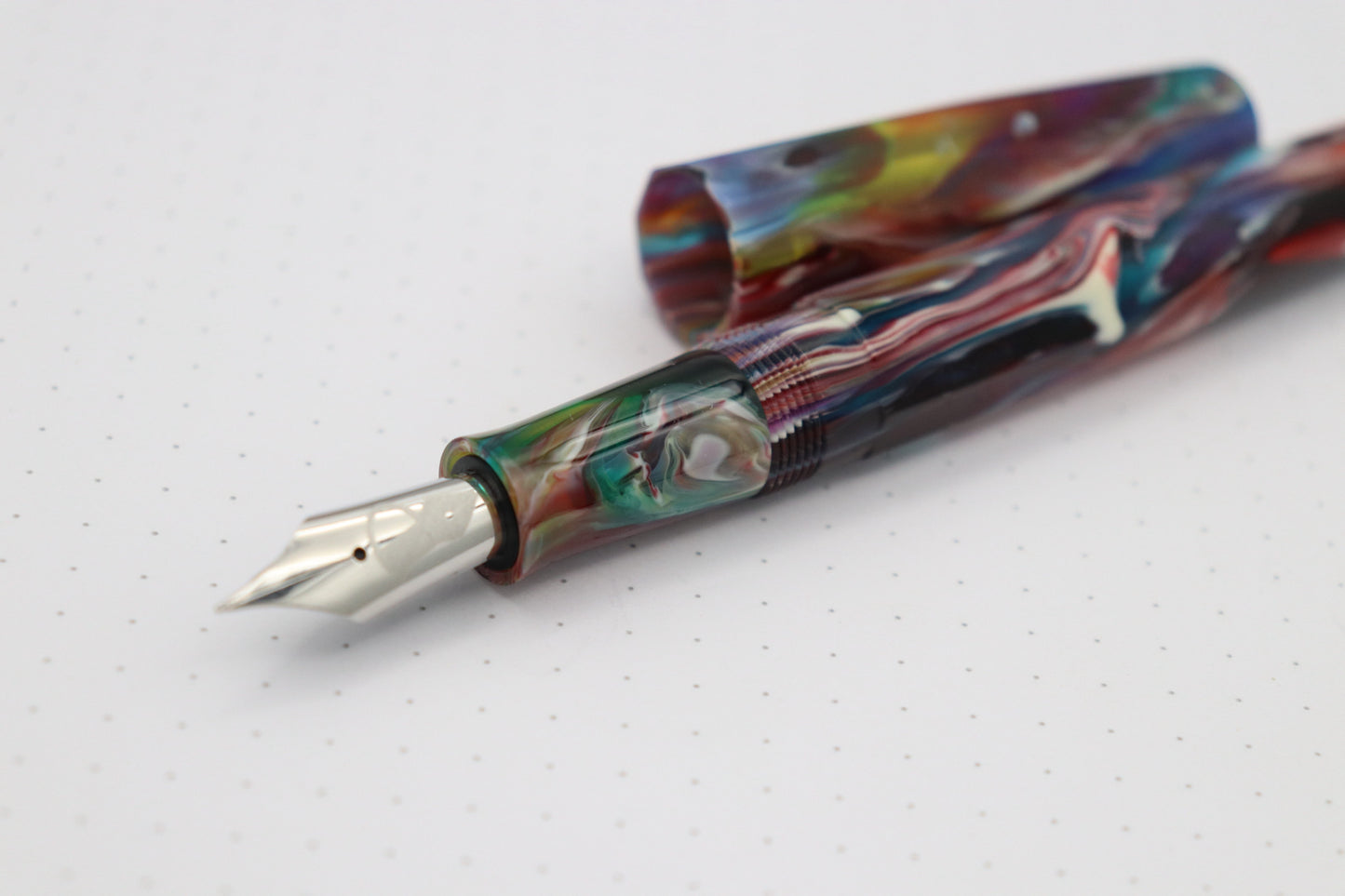 Faceted Poseidon Fountain Pen, Retro PM