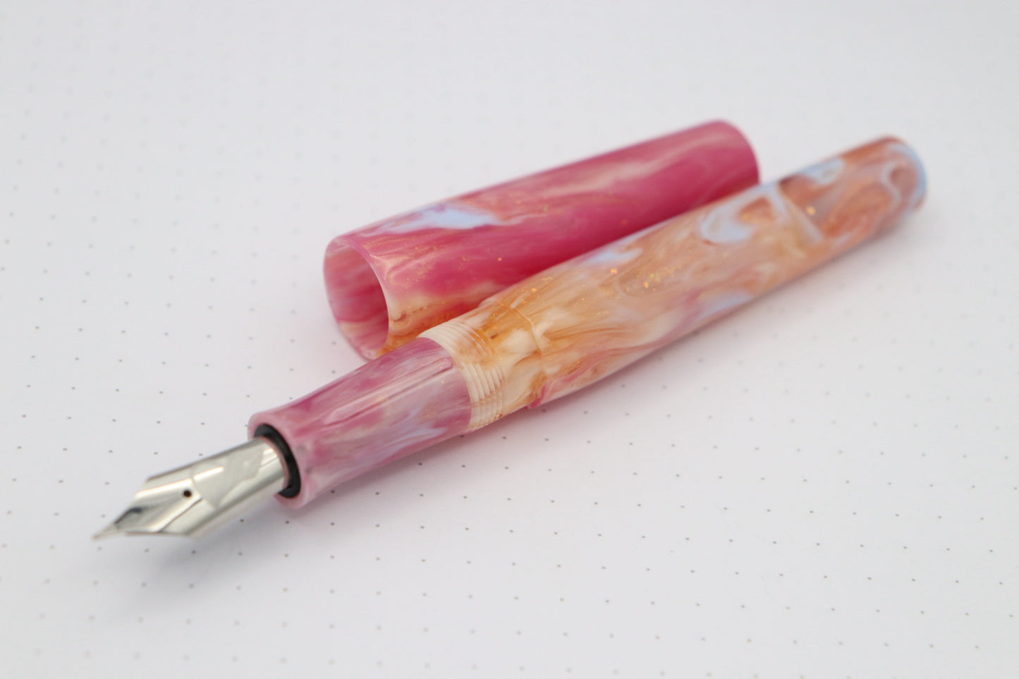 Poseidon Fountain Pen, Dragonfruit Dash