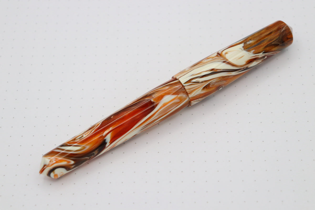 Poseidon Fountain Pen, Calico Koi