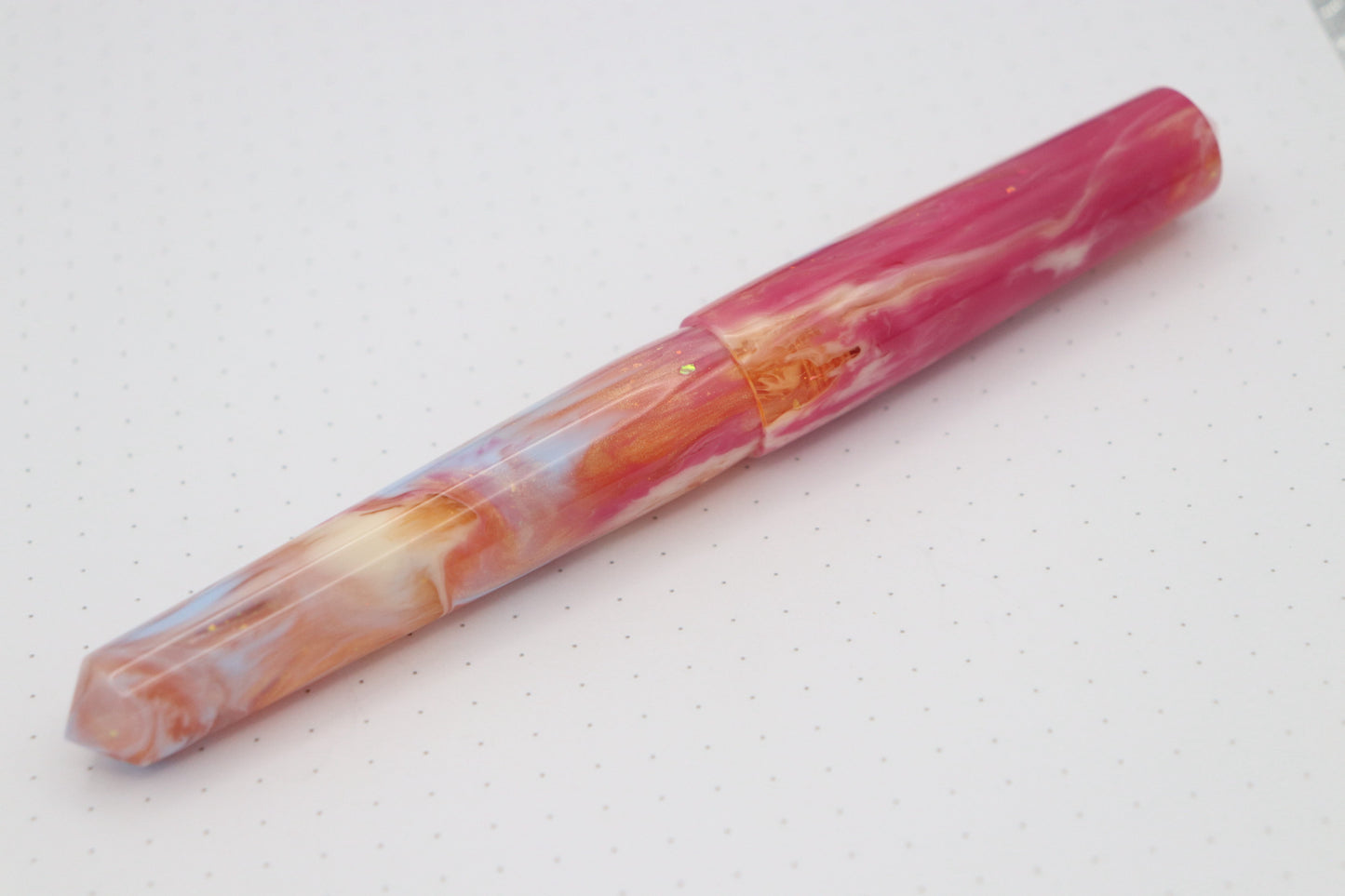 Poseidon Fountain Pen, Dragonfruit Dash