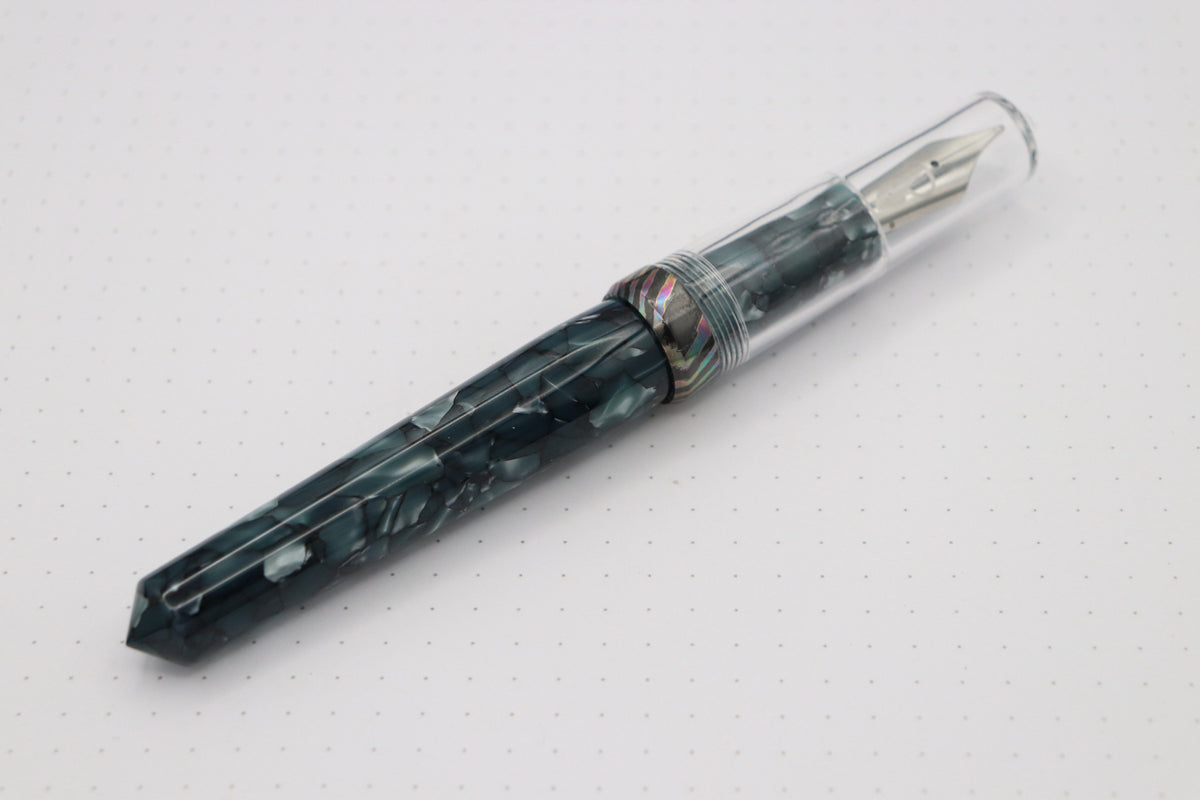 Poseidon Plus Fountain Pen, Mazzuchelli/Clarity