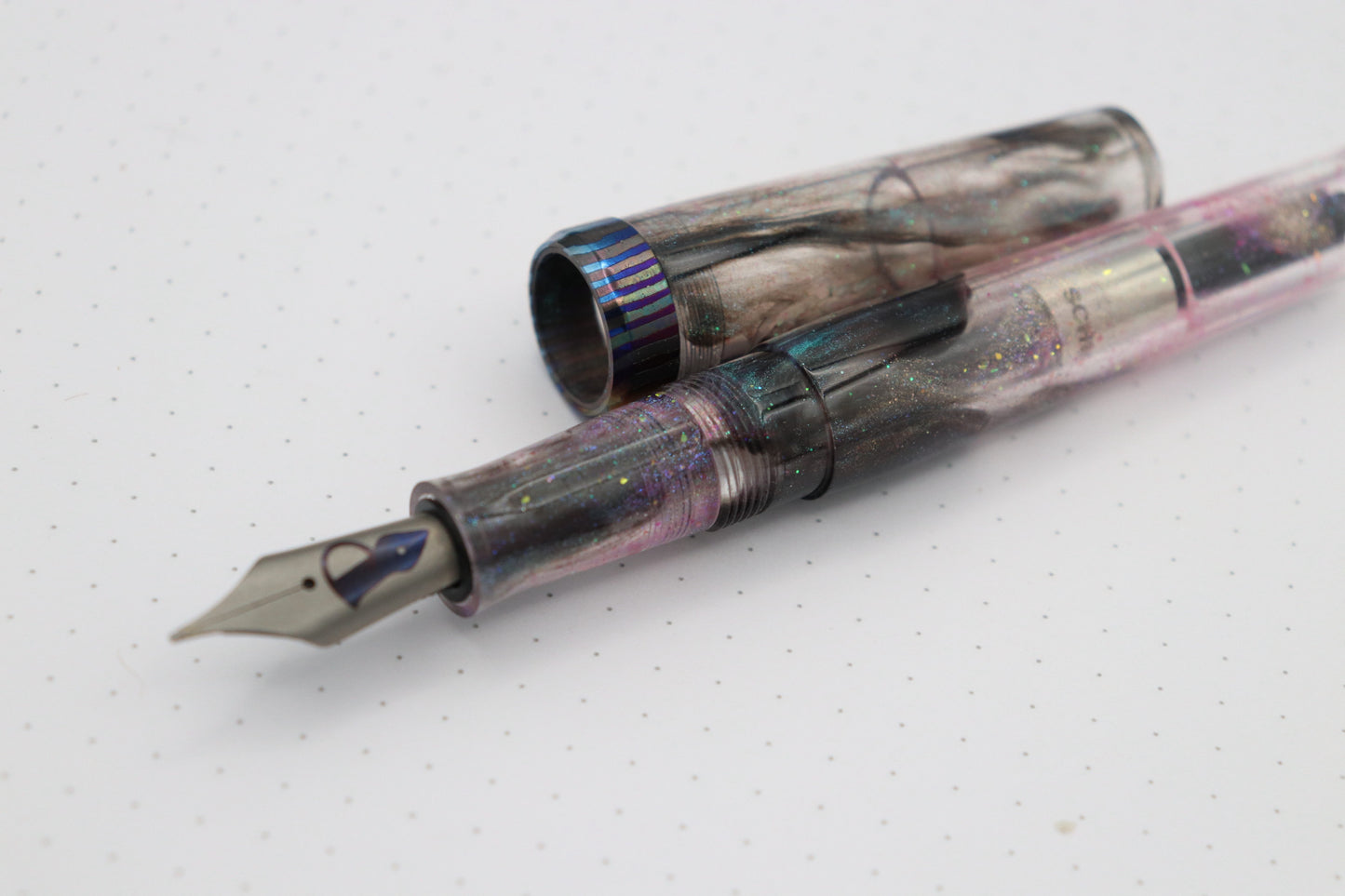 Poseidon Fountain Pen, One-Off Brooks Blank