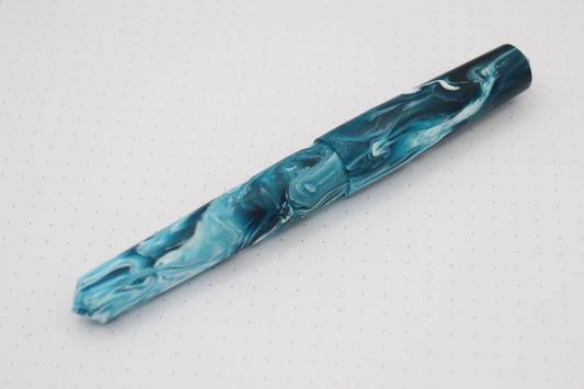 Poseidon Fountain Pen, Arctic Blast