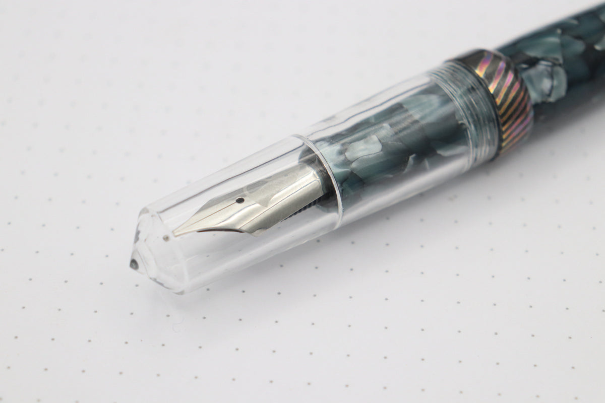 Poseidon Plus Fountain Pen, Mazzuchelli/Clarity
