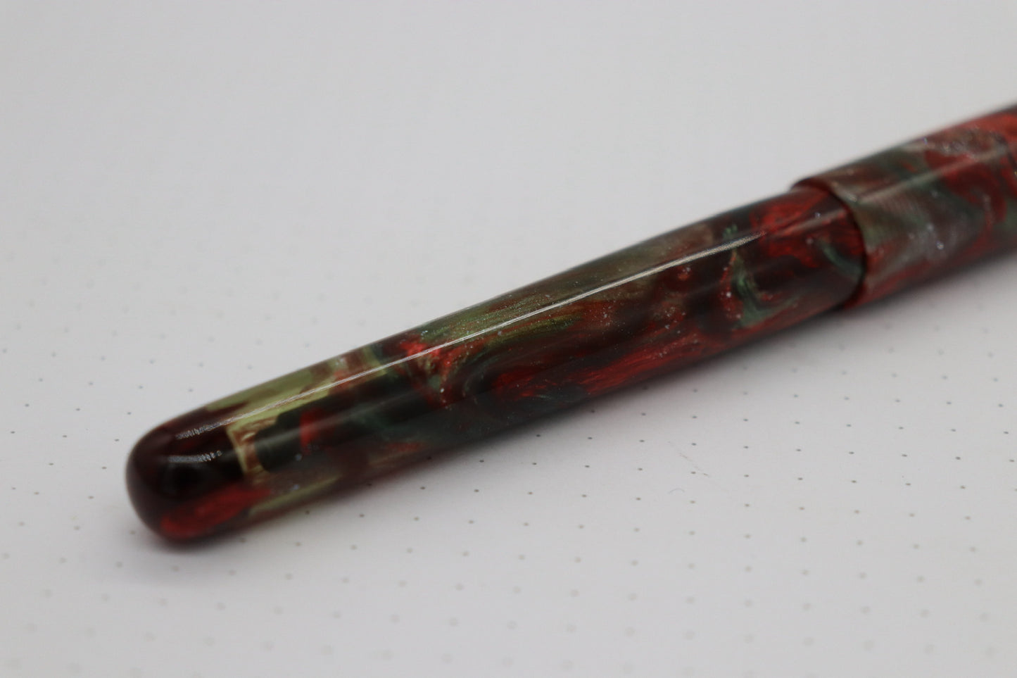 Merlin Fountain Pen, Dark Mistletoe