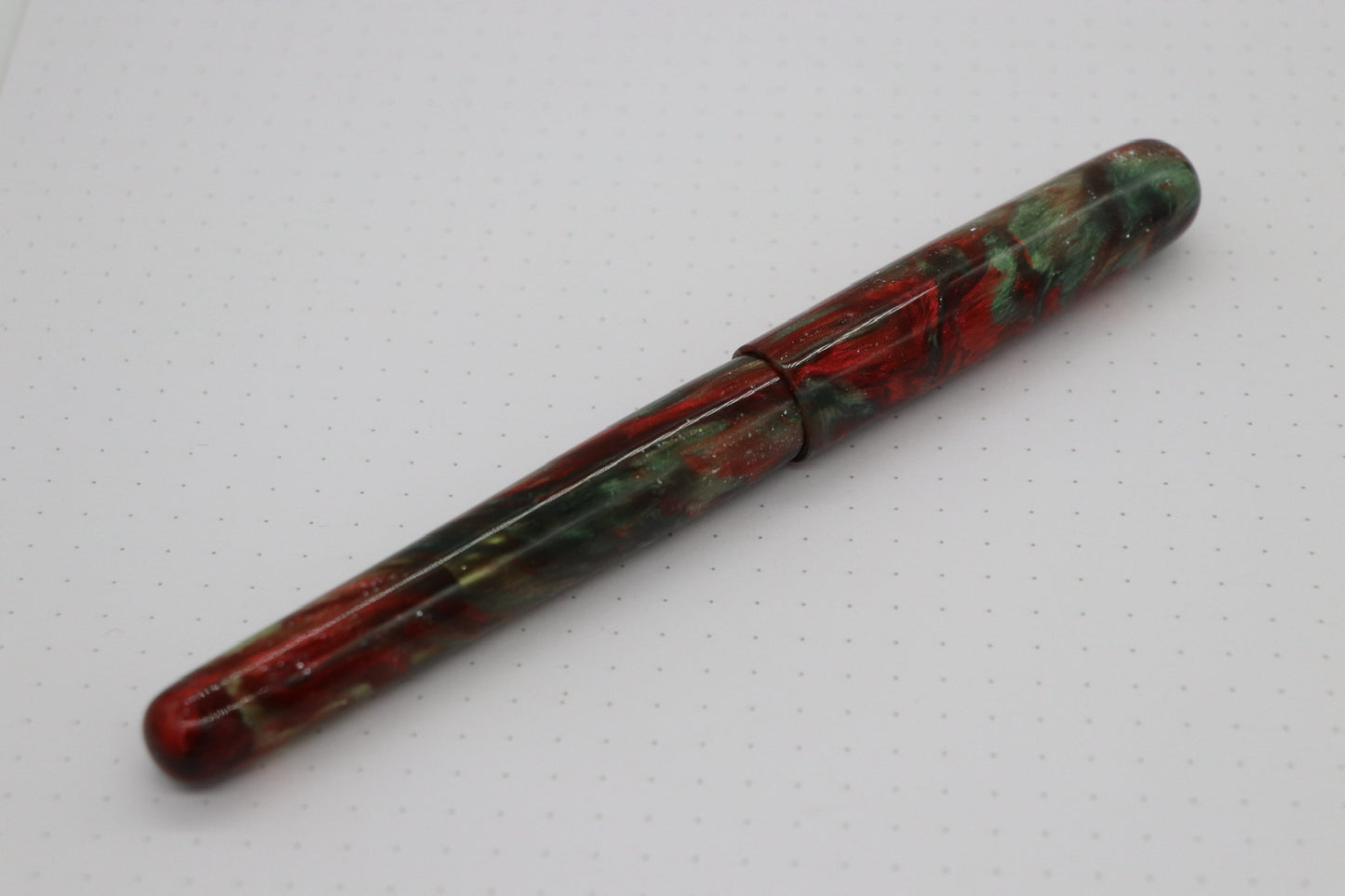 Merlin Fountain Pen, Dark Mistletoe