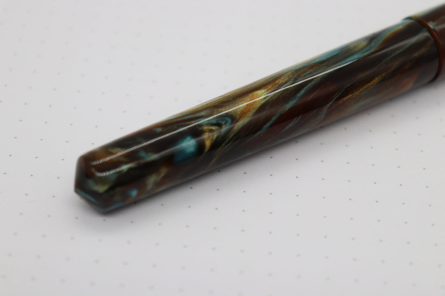 Poseidon Fountain Pen, Tropical Canopy