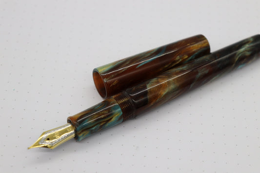 Poseidon Fountain Pen, Tropical Canopy