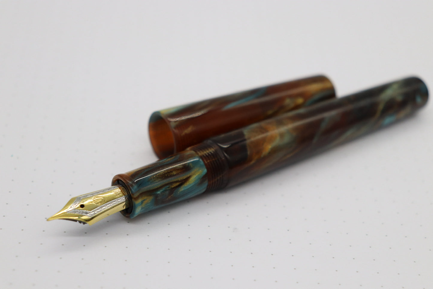 Poseidon Fountain Pen, Tropical Canopy