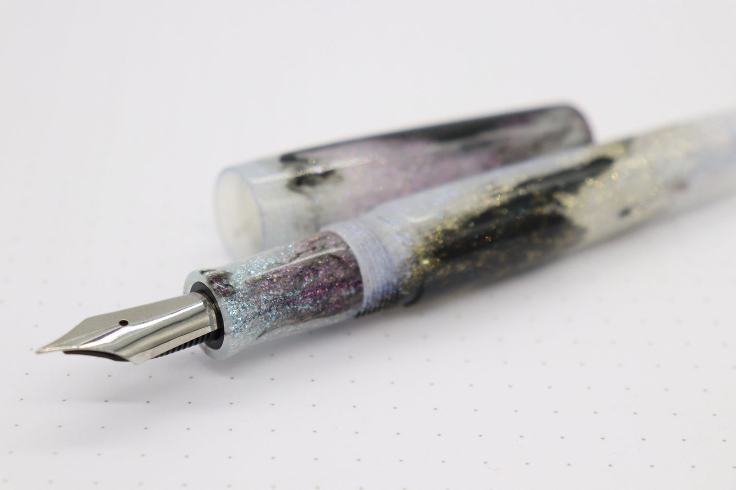 Poseidon Fountain Pen, One off Abalone