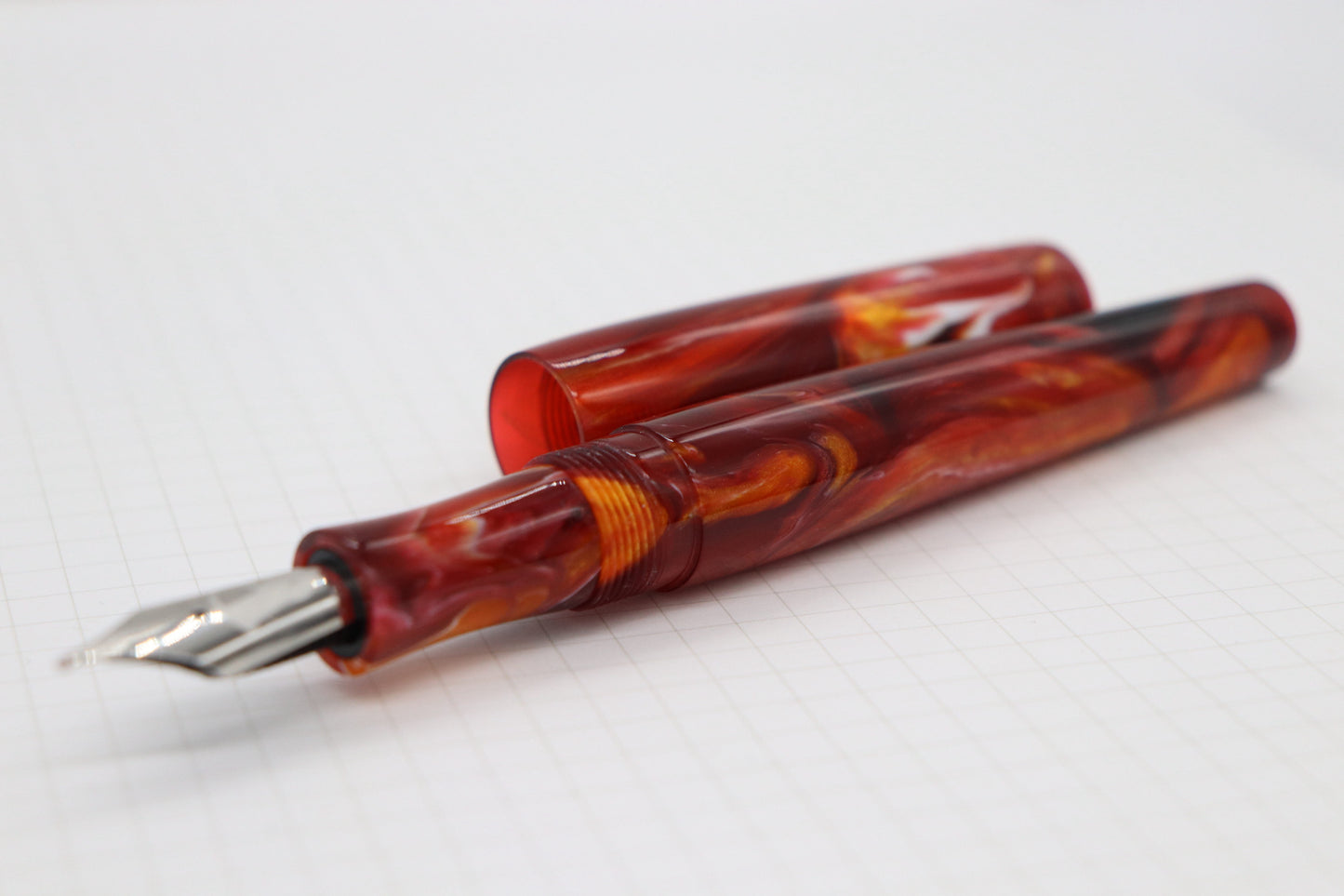 Pensquale Fountain Pen, Solar Flare