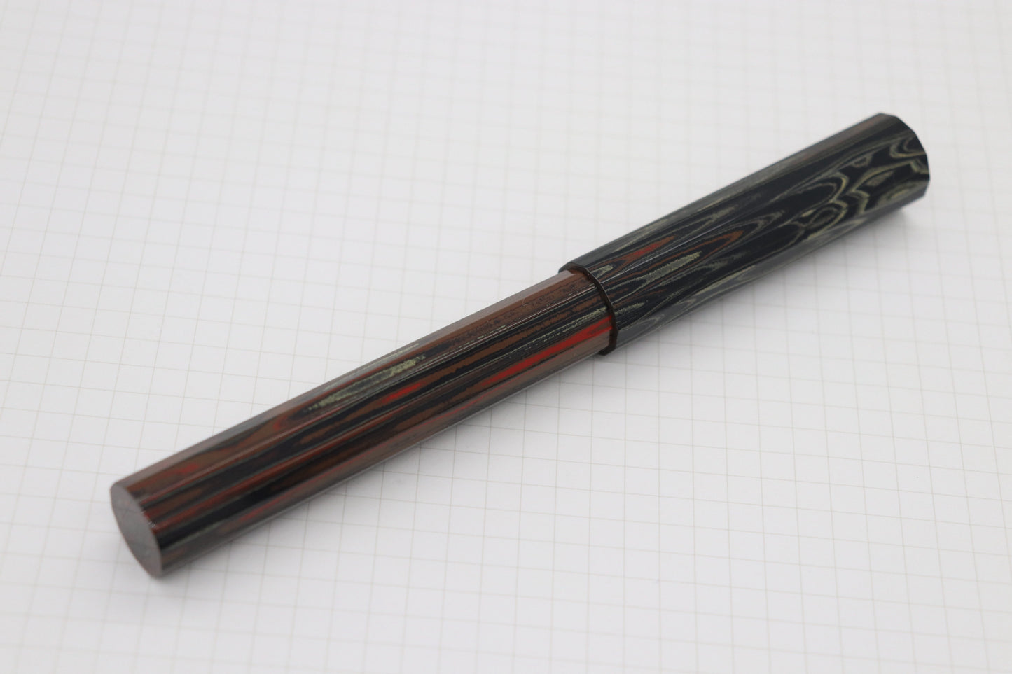 Cerberus Fountain Pen, Faceted, SEM Crane