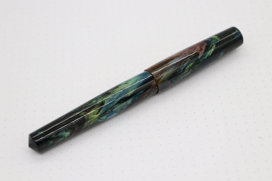 Poseidon Fountain Pen, Absinthe Abalone