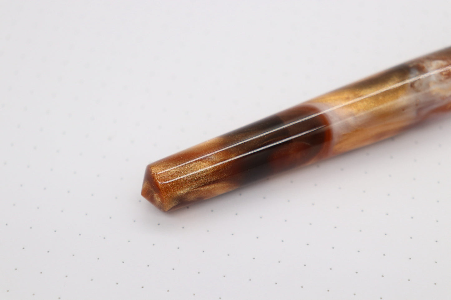 Poseidon Fountain Pen, Copper Cappucino