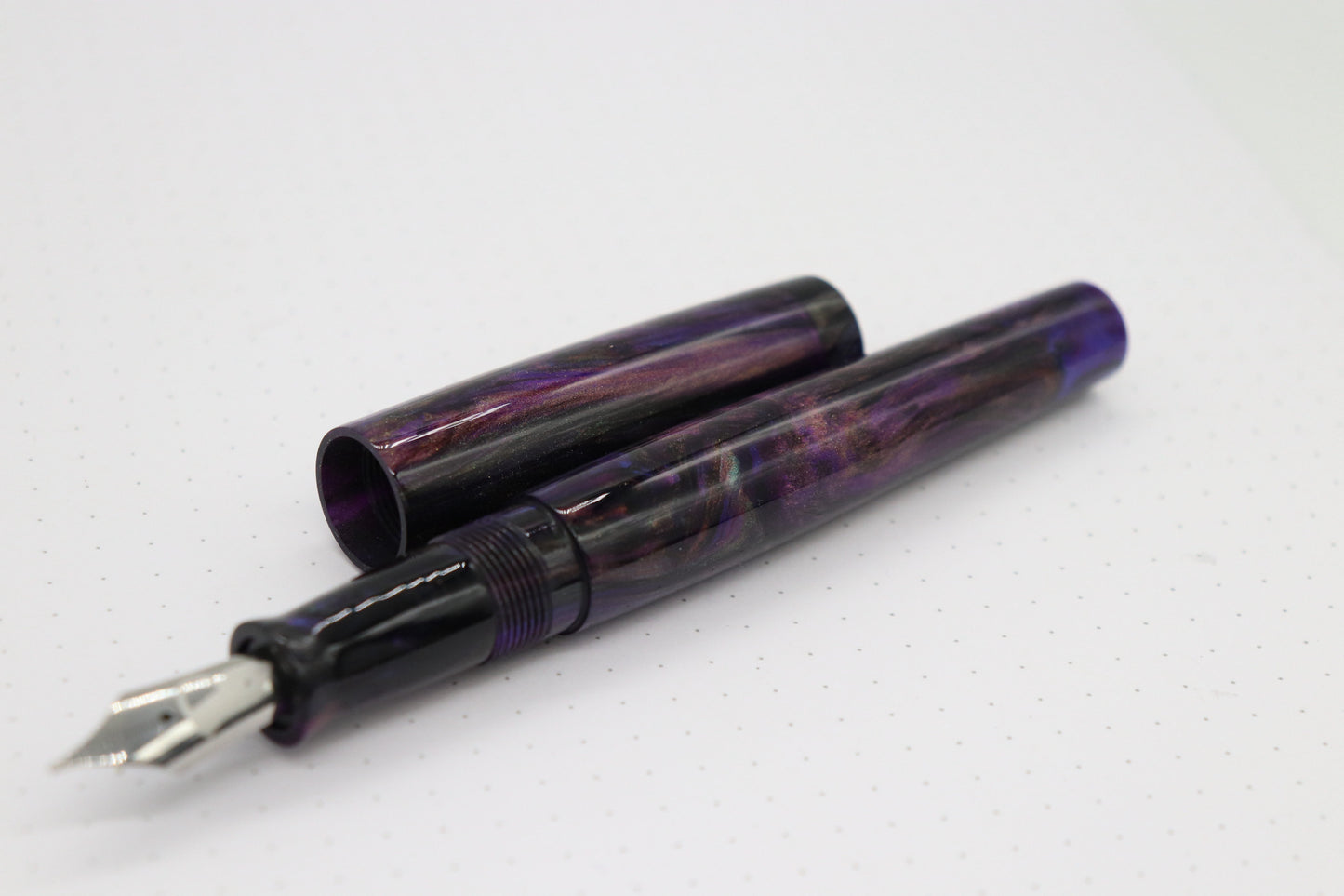 Pensquale Fountain Pen, Day Drunk Abalone