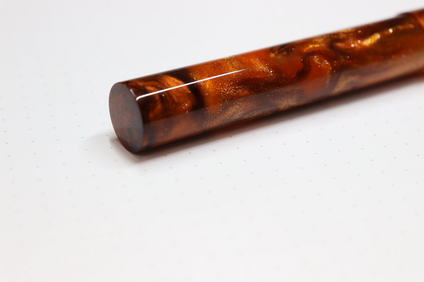 Cerberus Fountain Pen, Frosted Vermillion