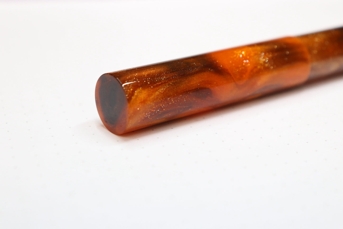 Cerberus Fountain Pen, Frosted Vermillion