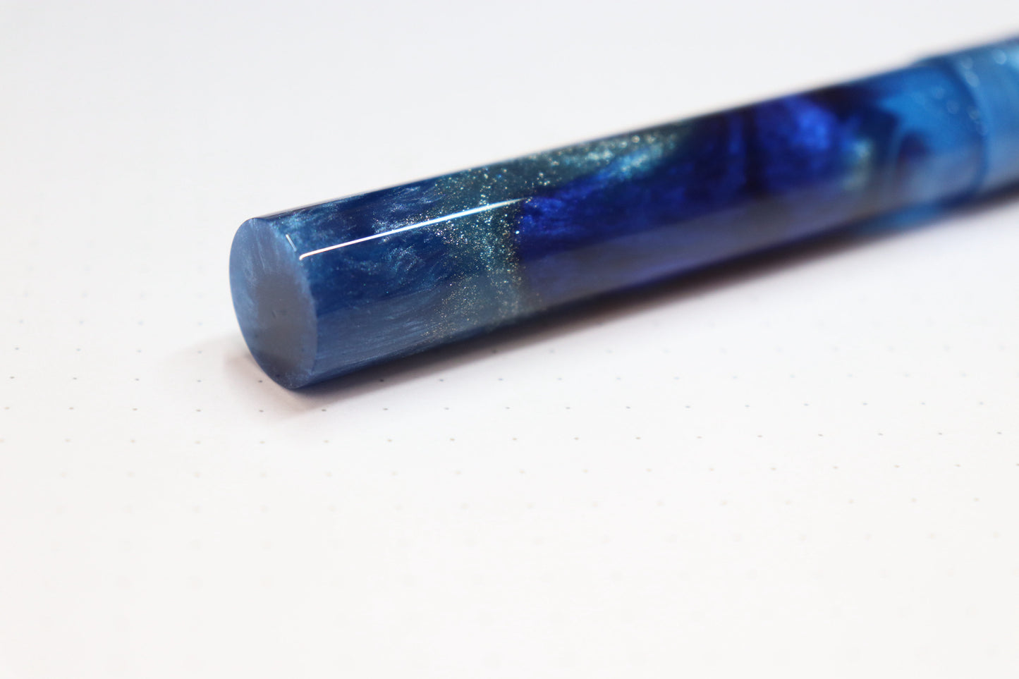 Cerberus Fountain Pen, Frosted Cobalt