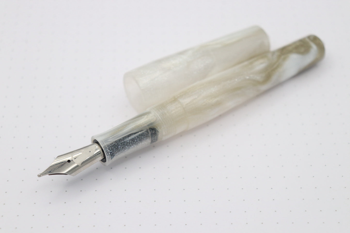Poseidon Fountain Pen, Frosted Nimbus