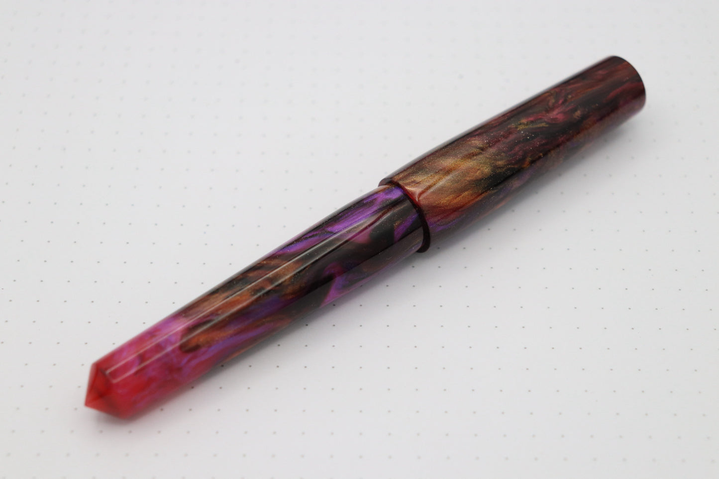 Poseidon Fountain Pen, Nebula Abalone