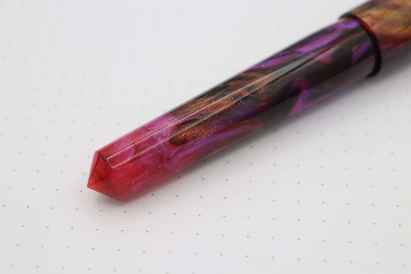 Poseidon Fountain Pen, Nebula Abalone