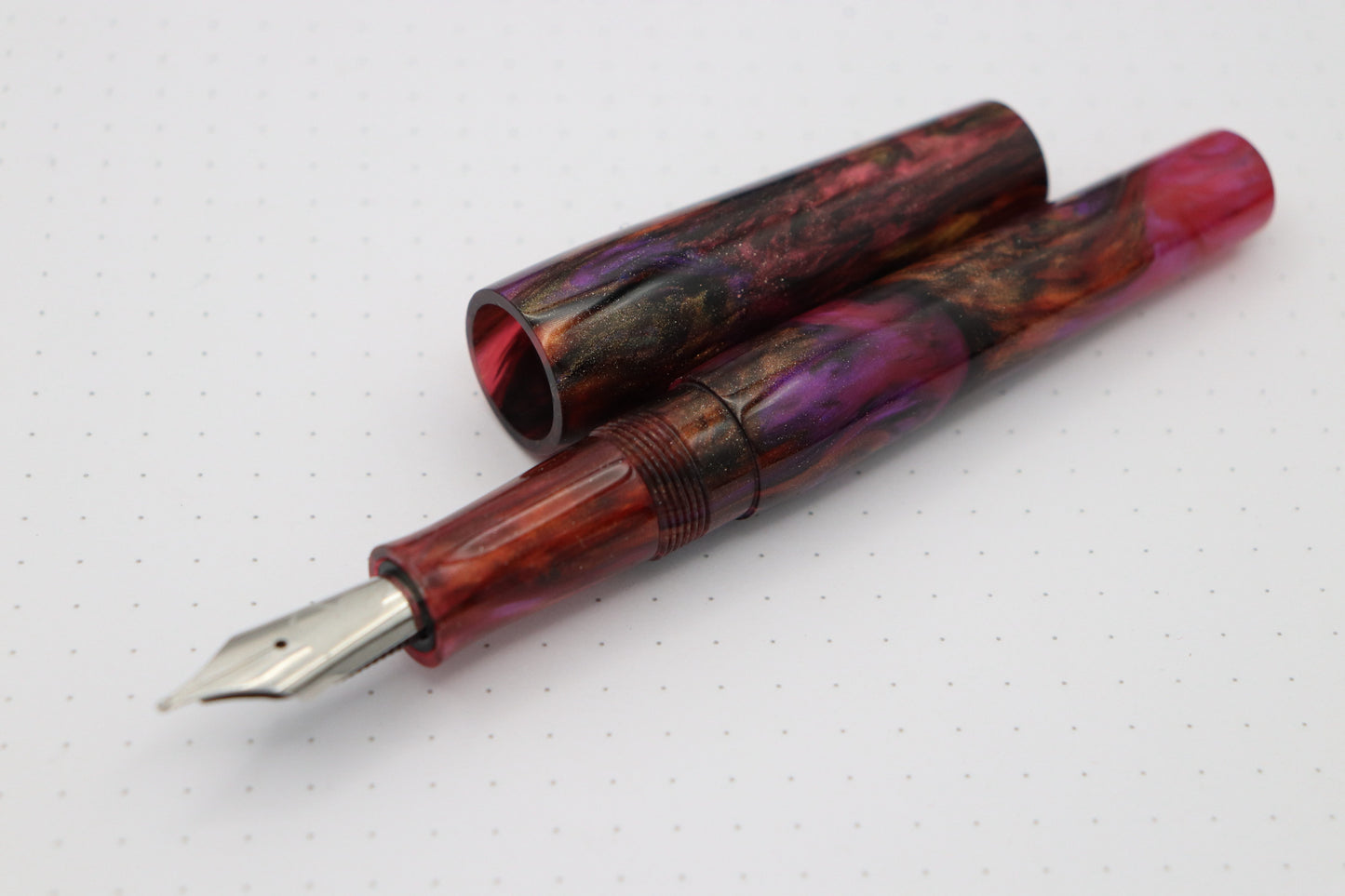 Poseidon Fountain Pen, Nebula Abalone