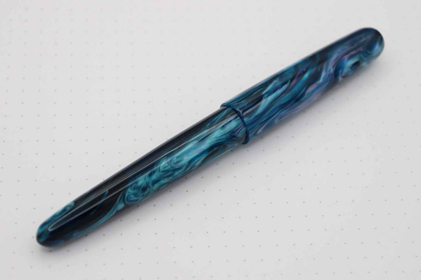 Merlin Fountain Pen,  Deep Sea Abalone