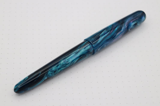Merlin Fountain Pen,  Deep Sea Abalone