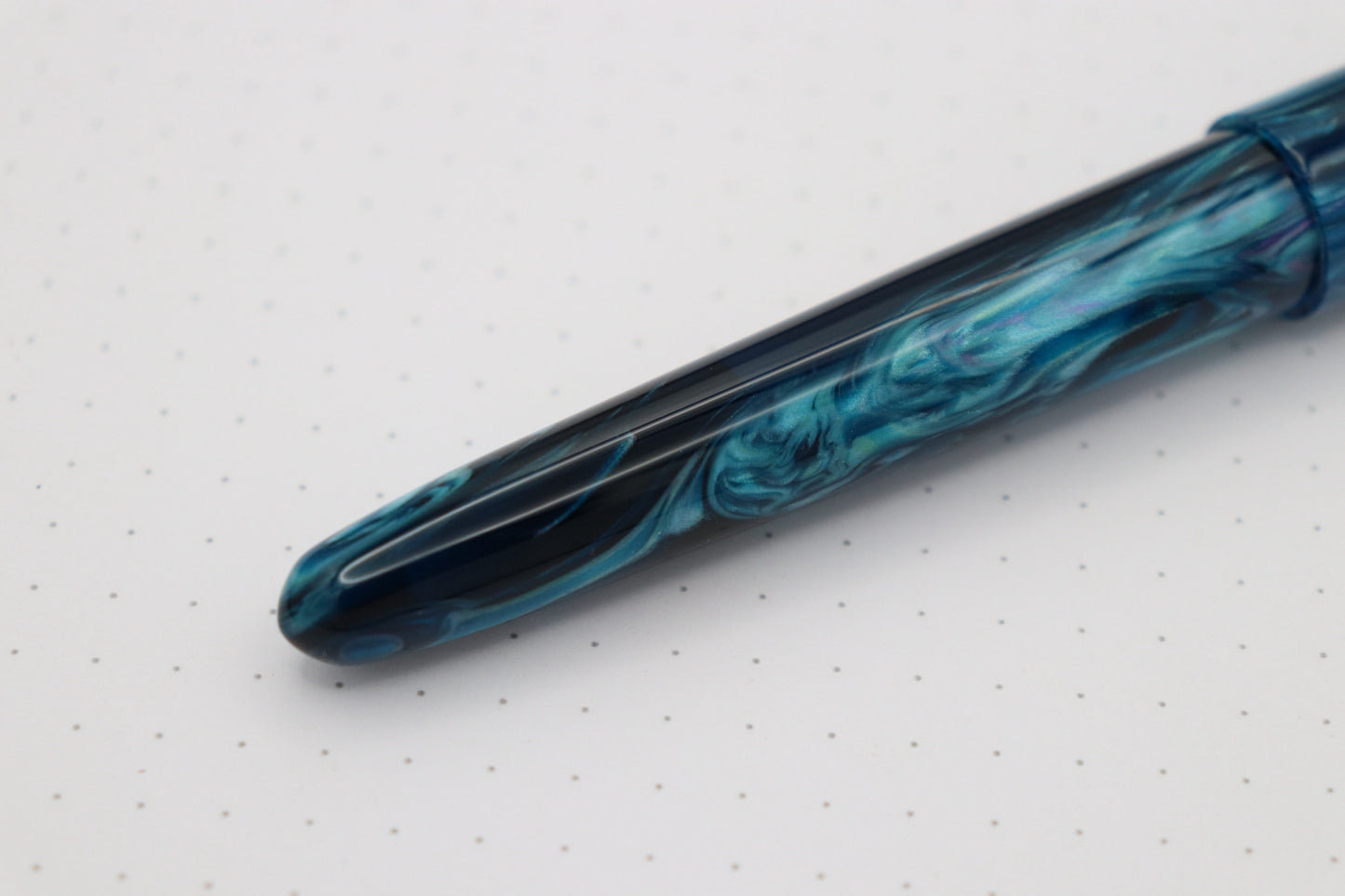 Merlin Fountain Pen,  Deep Sea Abalone